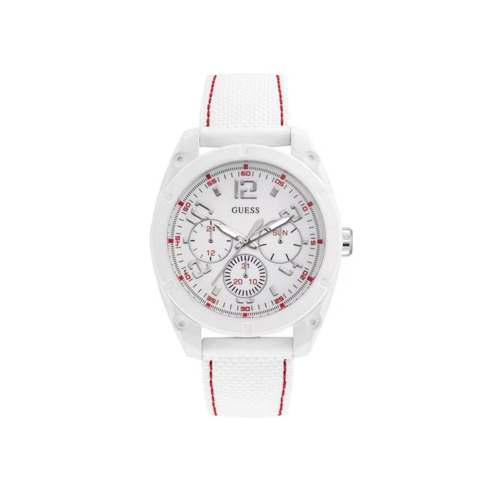 Guess White Resin Watch - Hilstor
