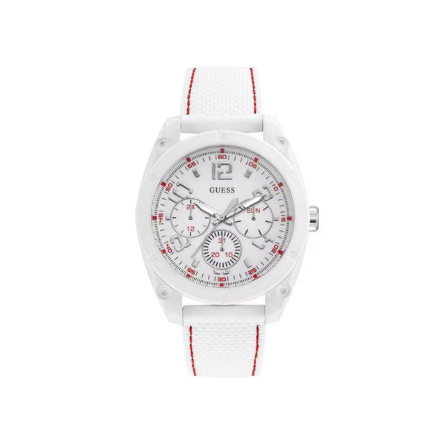 Guess White Resin Watch - Hilstor