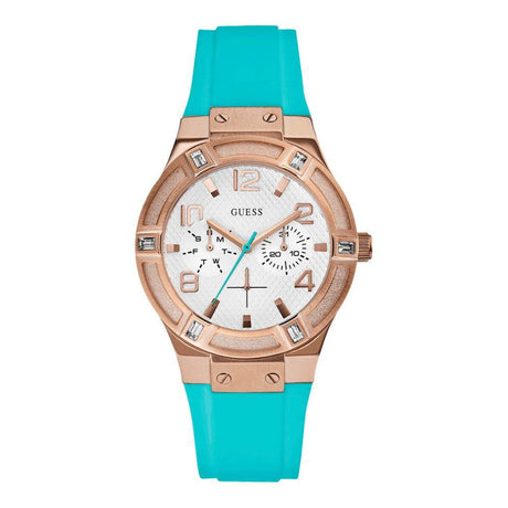 Guess Blue Silicone Watch - Hilstor