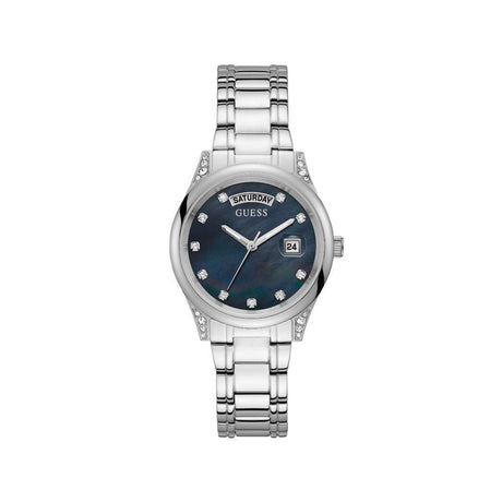 Guess Silver Stainless Steel Watch - Hilstor