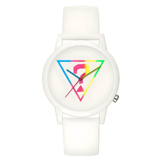 Guess White Silicone Watch - Hilstor