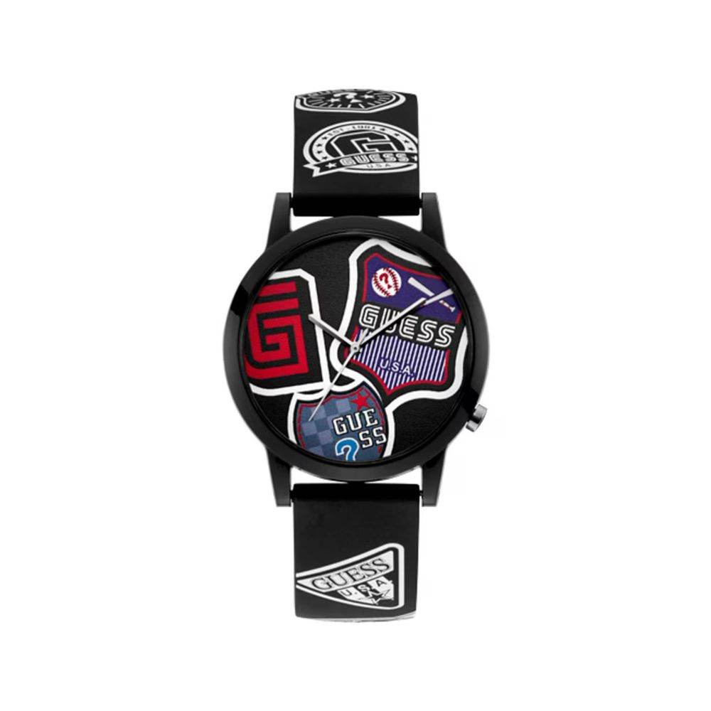 Guess Black Silicone Watch - Hilstor