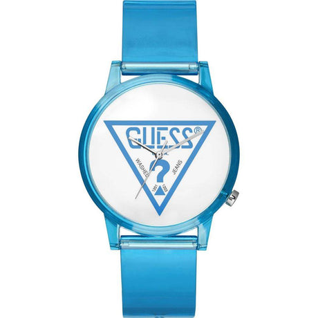 Guess Blue Silicone Watch - Hilstor