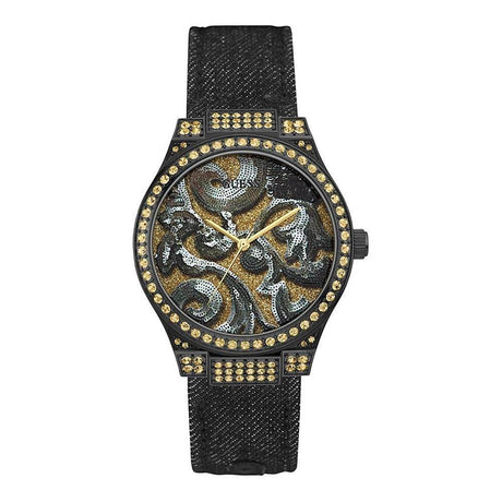 Guess Black Textile Watch - Hilstor