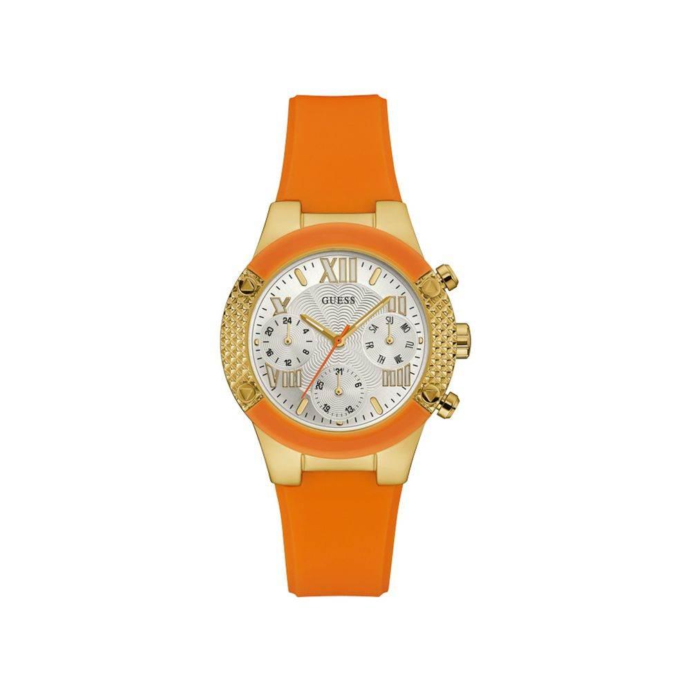 Guess Orange Silicone Watch - Hilstor