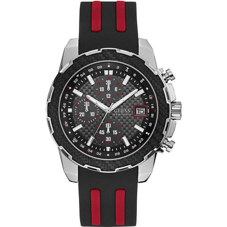 Guess Black Rubber Watch - Hilstor