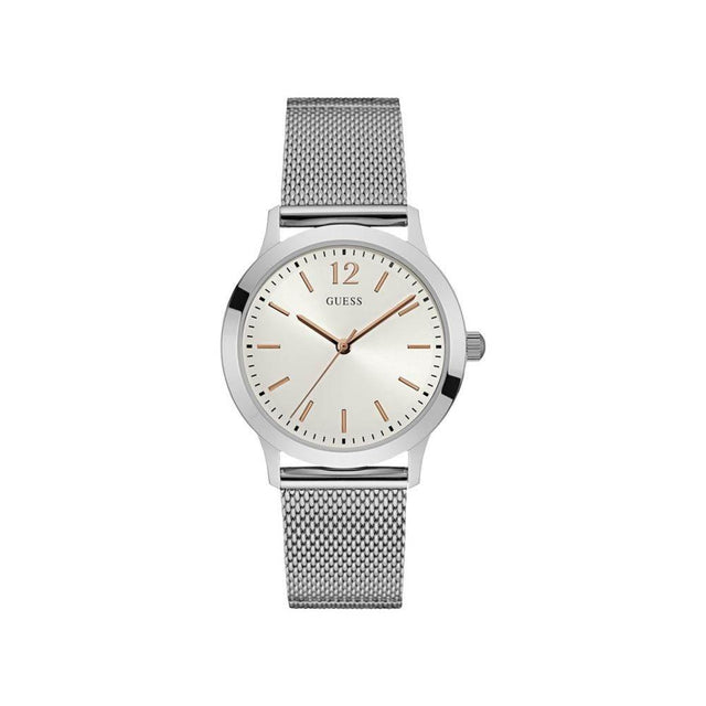 Guess Silver Steel Watch - Hilstor