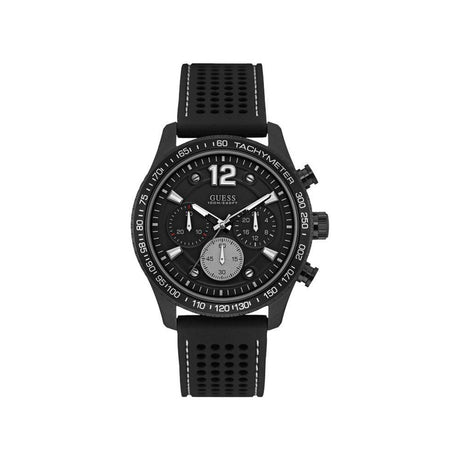 Guess Black Silicone Watch - Hilstor