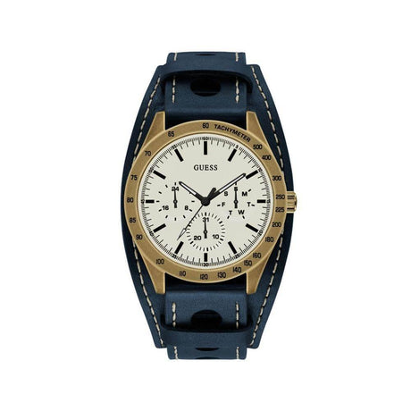 Guess Blue Leather Watch - Hilstor