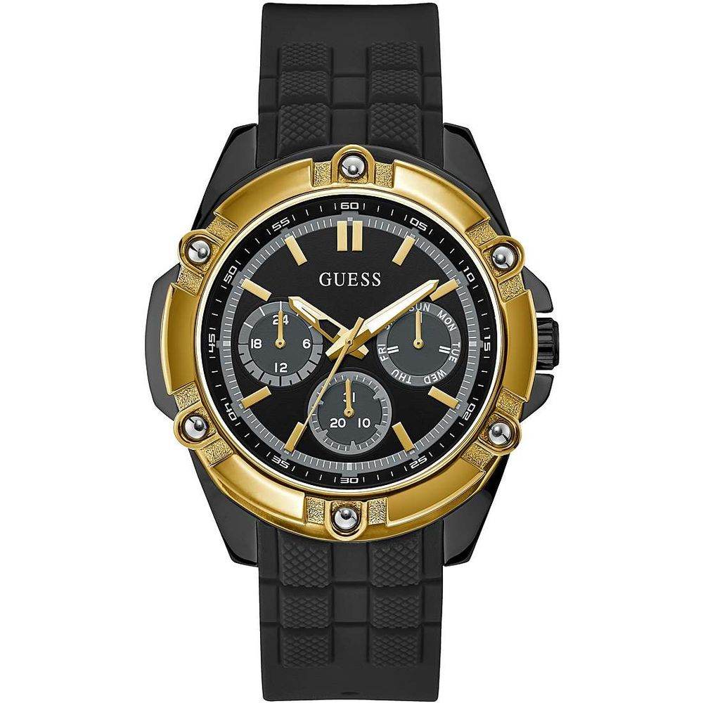 Guess Black Rubber Watch - Hilstor
