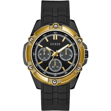 Guess Black Rubber Watch - Hilstor