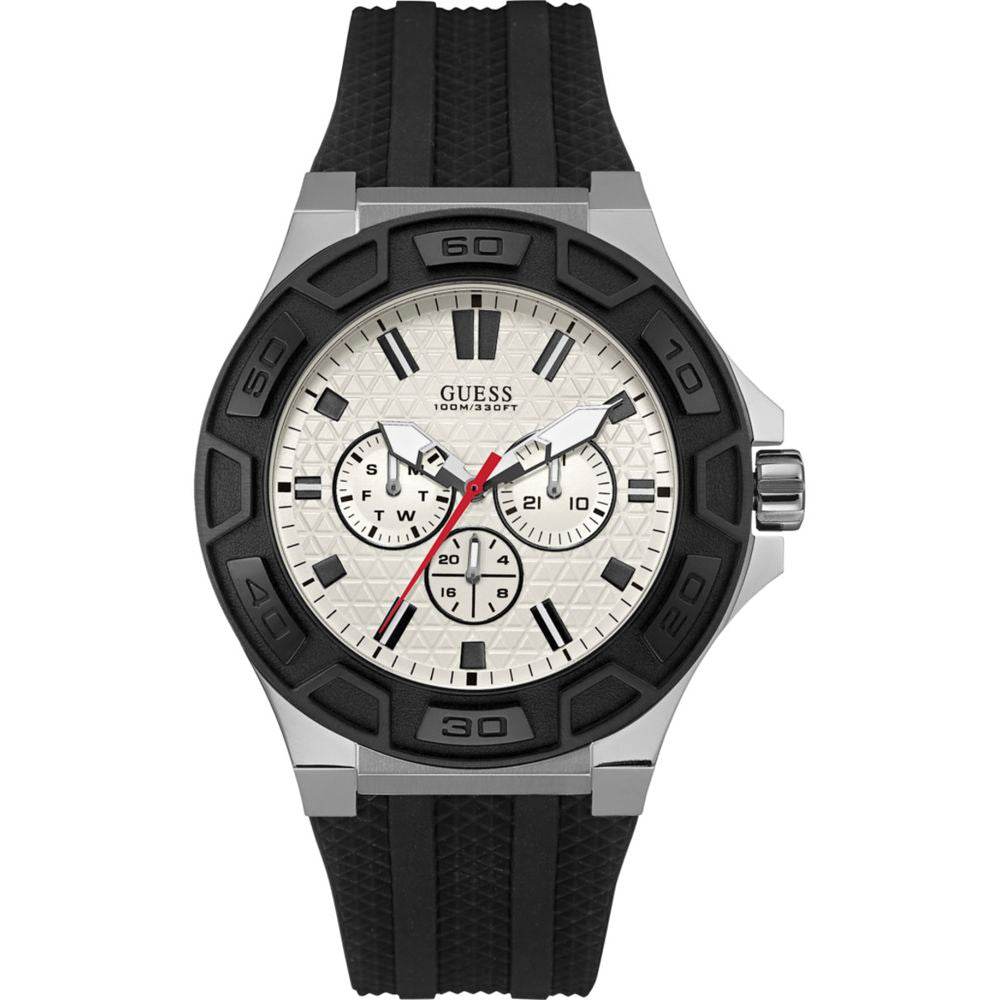 Guess Black Rubber Watch - Hilstor