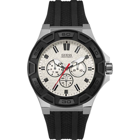 Guess Black Rubber Watch - Hilstor