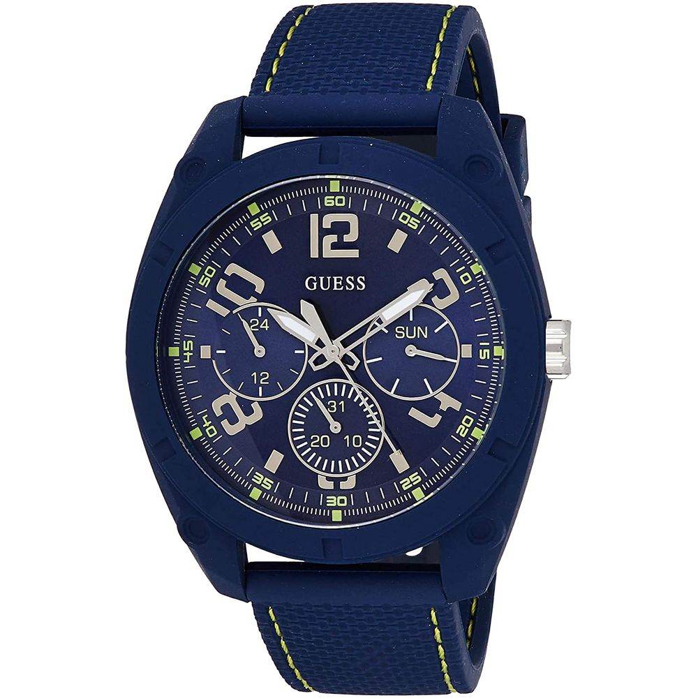Guess Blue Rubber Watch - Hilstor