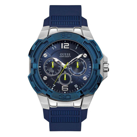 Guess Blue Rubber Watch - Hilstor