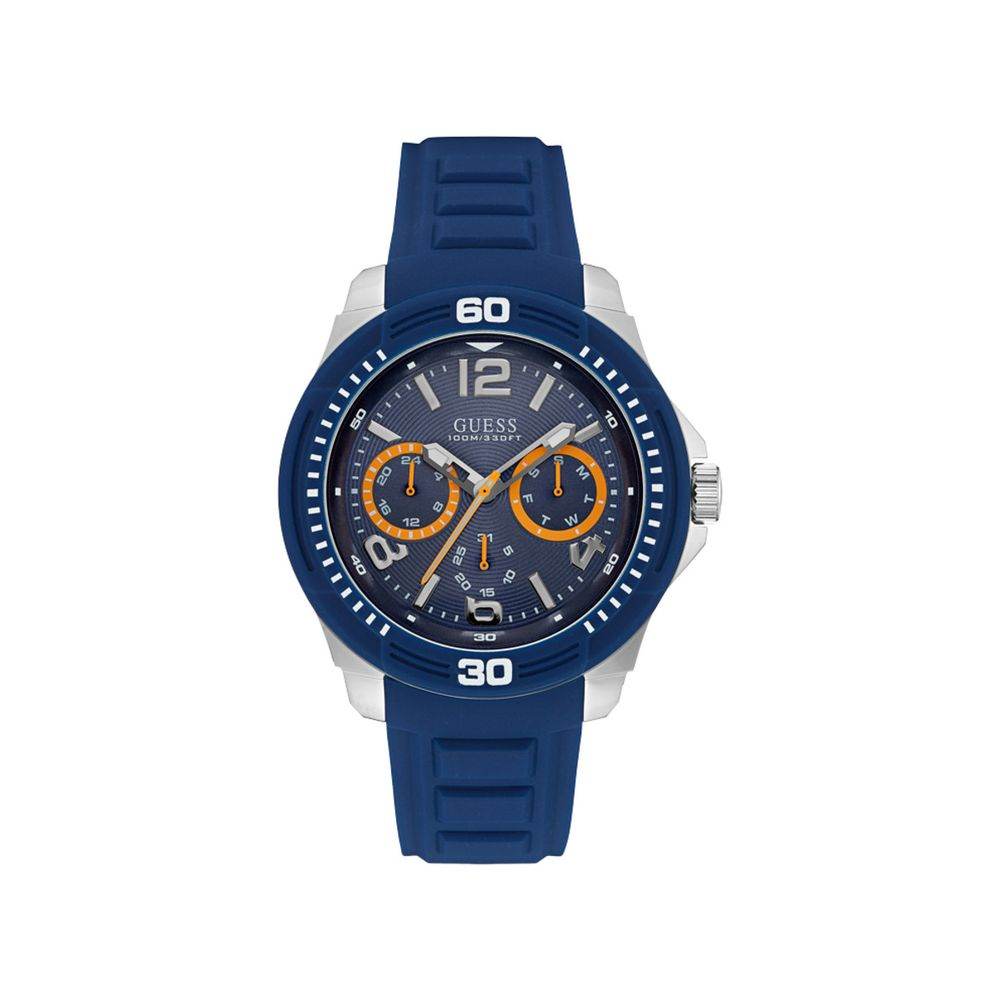 Guess Blue Rubber Watch - Hilstor