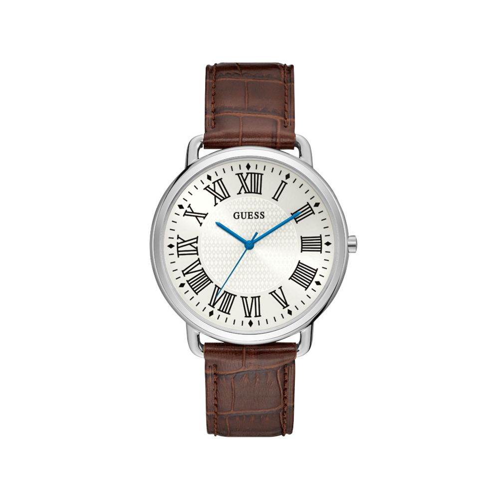 Guess Brown Leather Watch - Hilstor