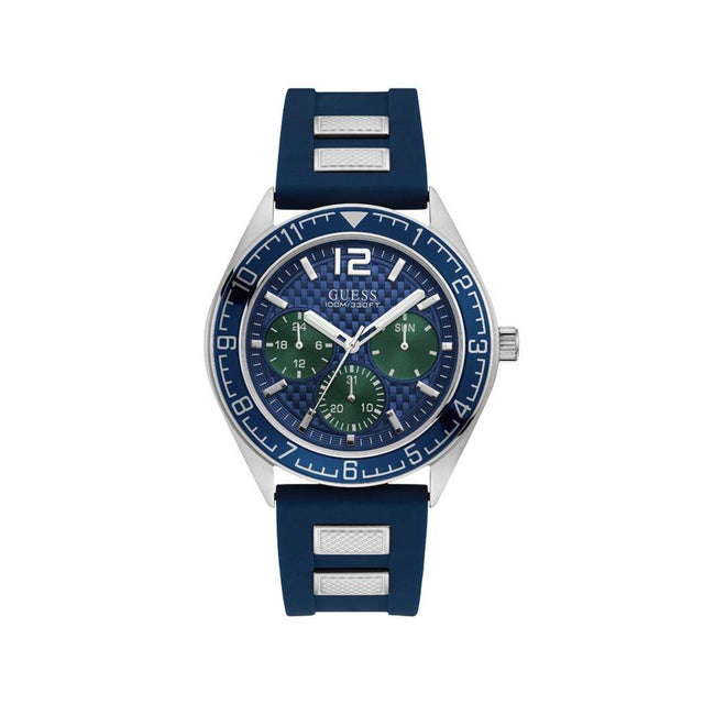 Guess Blue Silicone Watch - Hilstor