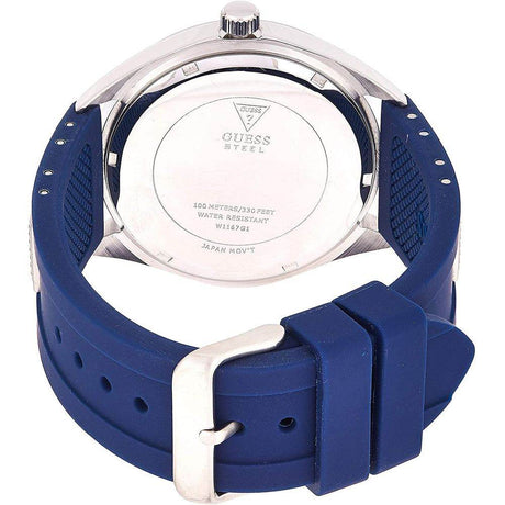 Guess Blue Silicone Watch - Hilstor