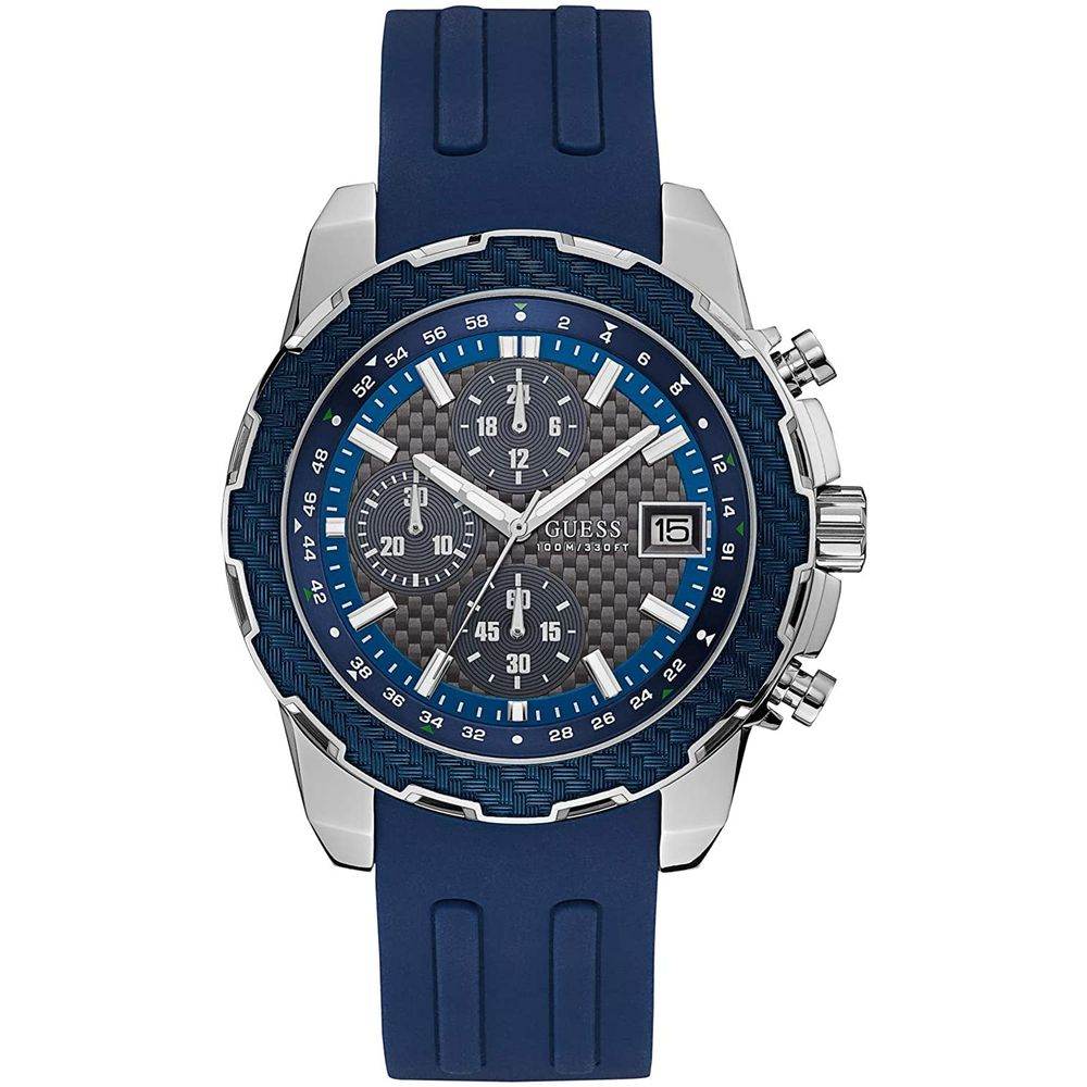 Guess Blue Rubber Watch - Hilstor