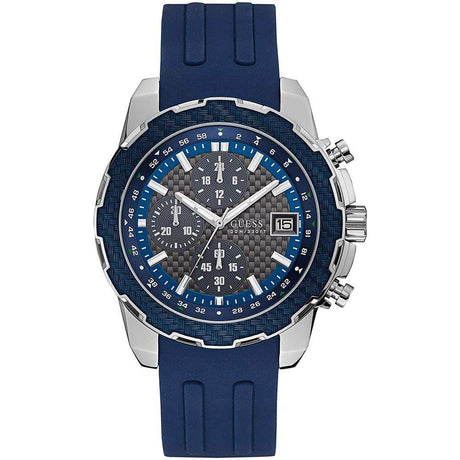 Guess Blue Rubber Watch - Hilstor