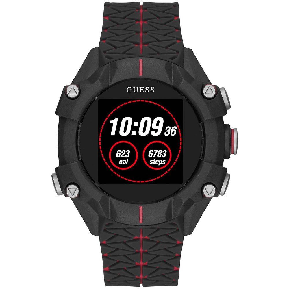 Guess Black Resin Watch - Hilstor