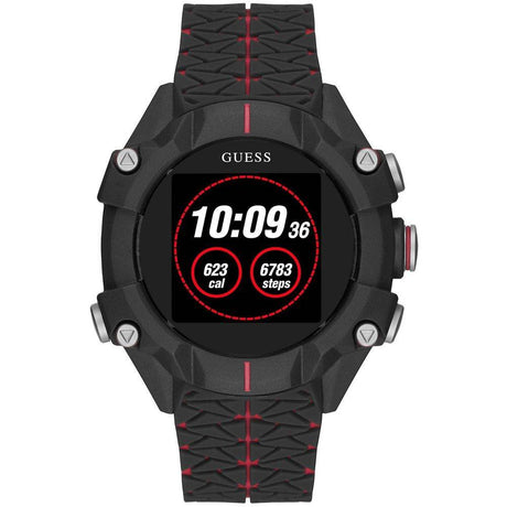 Guess Black Resin Watch - Hilstor
