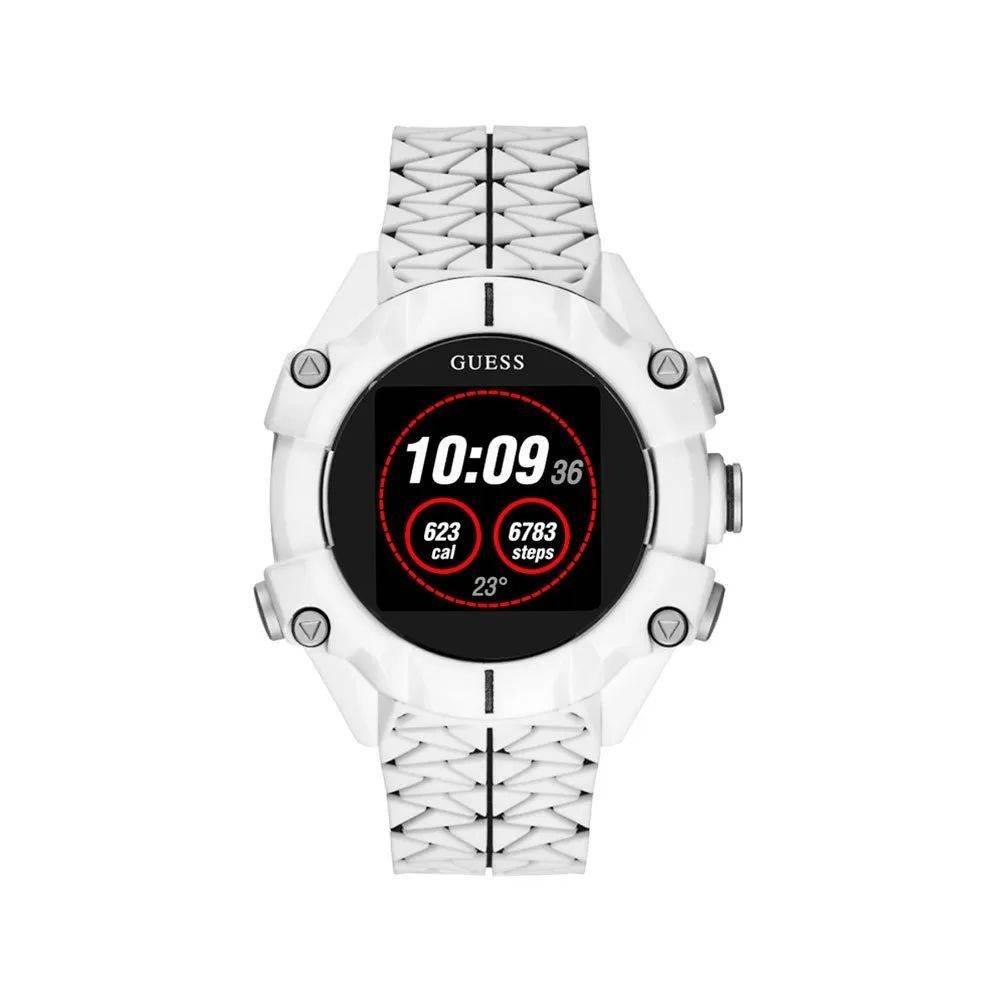 Guess White Resin Watch - Hilstor