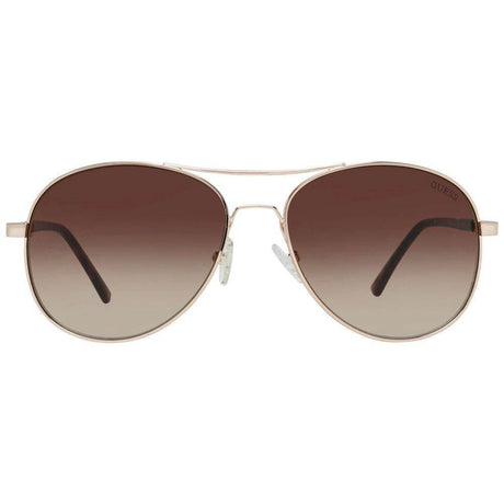 Guess Gold Metal Sunglasses - Hilstor