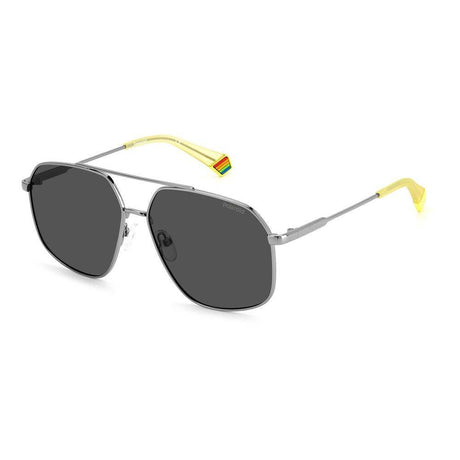 Polaroid Gray Stainless Steel Stainless Steel Sunglasses - Hilstor