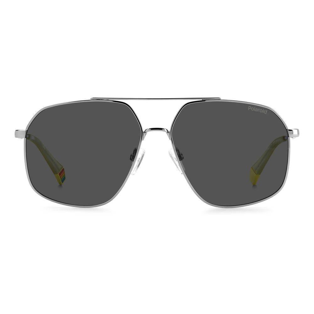 Polaroid Gray Stainless Steel Stainless Steel Sunglasses - Hilstor