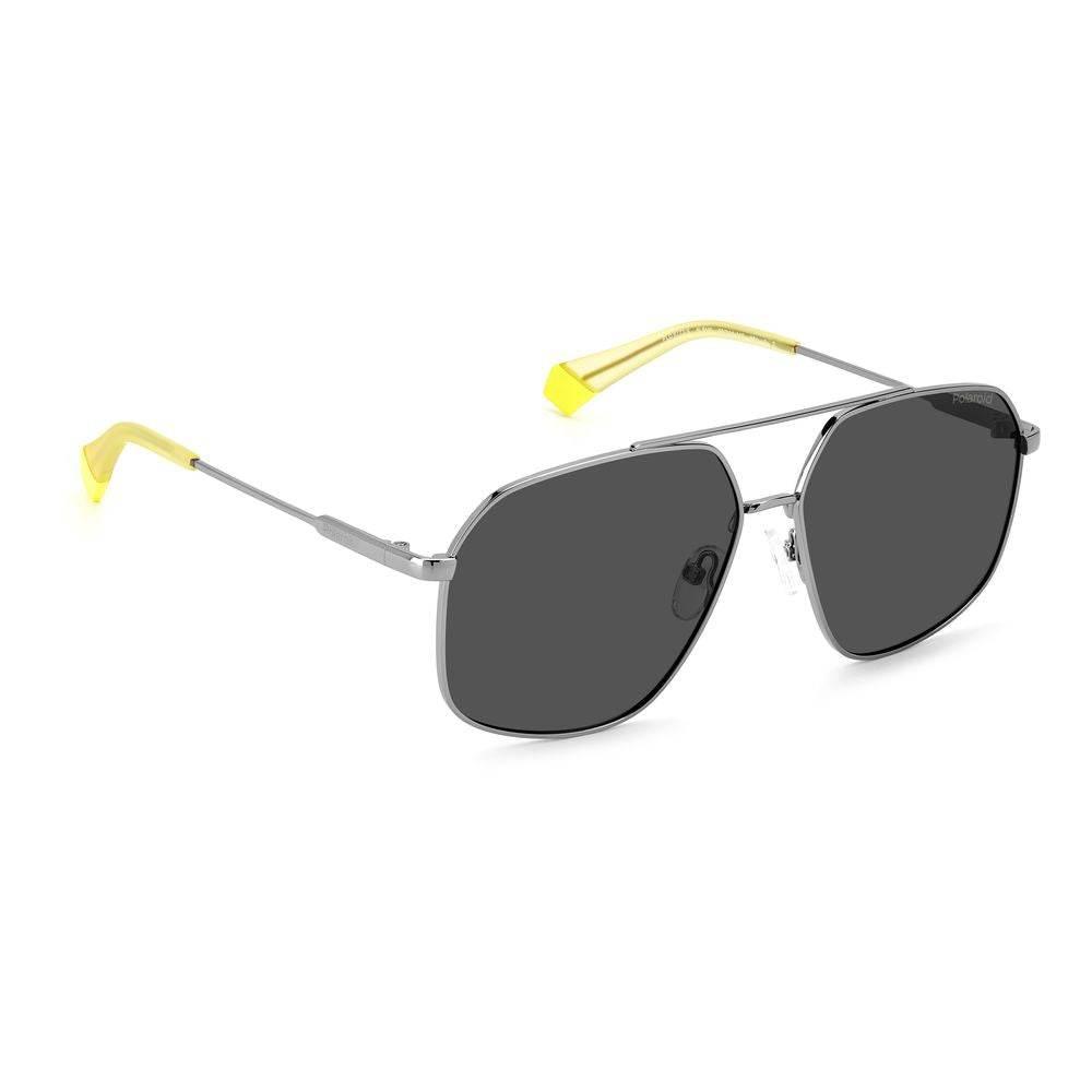 Polaroid Gray Stainless Steel Stainless Steel Sunglasses - Hilstor