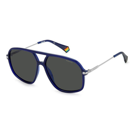 Polaroid Blue Plastic Sunglasses - Hilstor