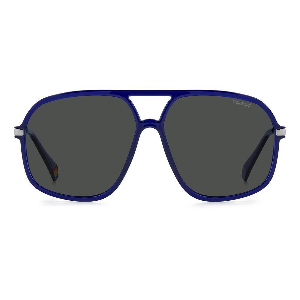 Polaroid Blue Plastic Sunglasses - Hilstor