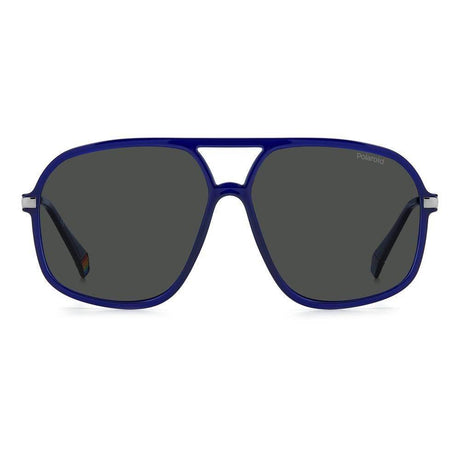 Polaroid Blue Plastic Sunglasses - Hilstor