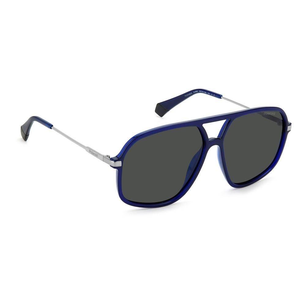 Polaroid Blue Plastic Sunglasses - Hilstor