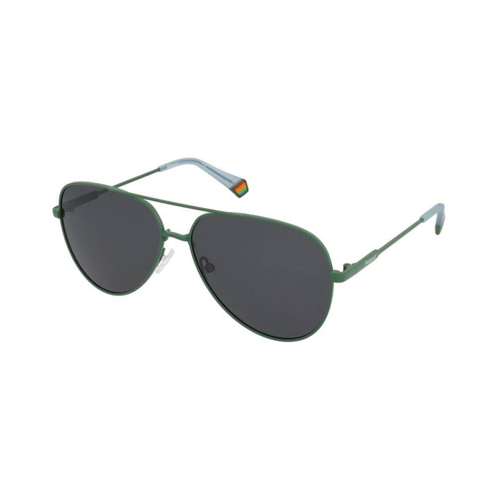 Polaroid Green Metal Sunglasses - Hilstor