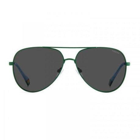 Polaroid Green Metal Sunglasses - Hilstor