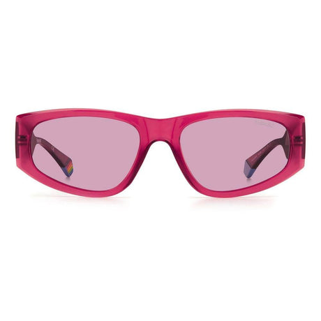 Polaroid Red Plastic Sunglasses - Hilstor