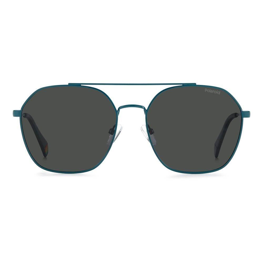 Polaroid Blue Stainless Steel Sunglasses - Hilstor