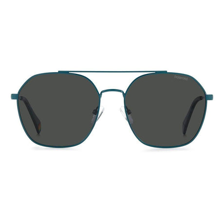 Polaroid Blue Stainless Steel Sunglasses - Hilstor