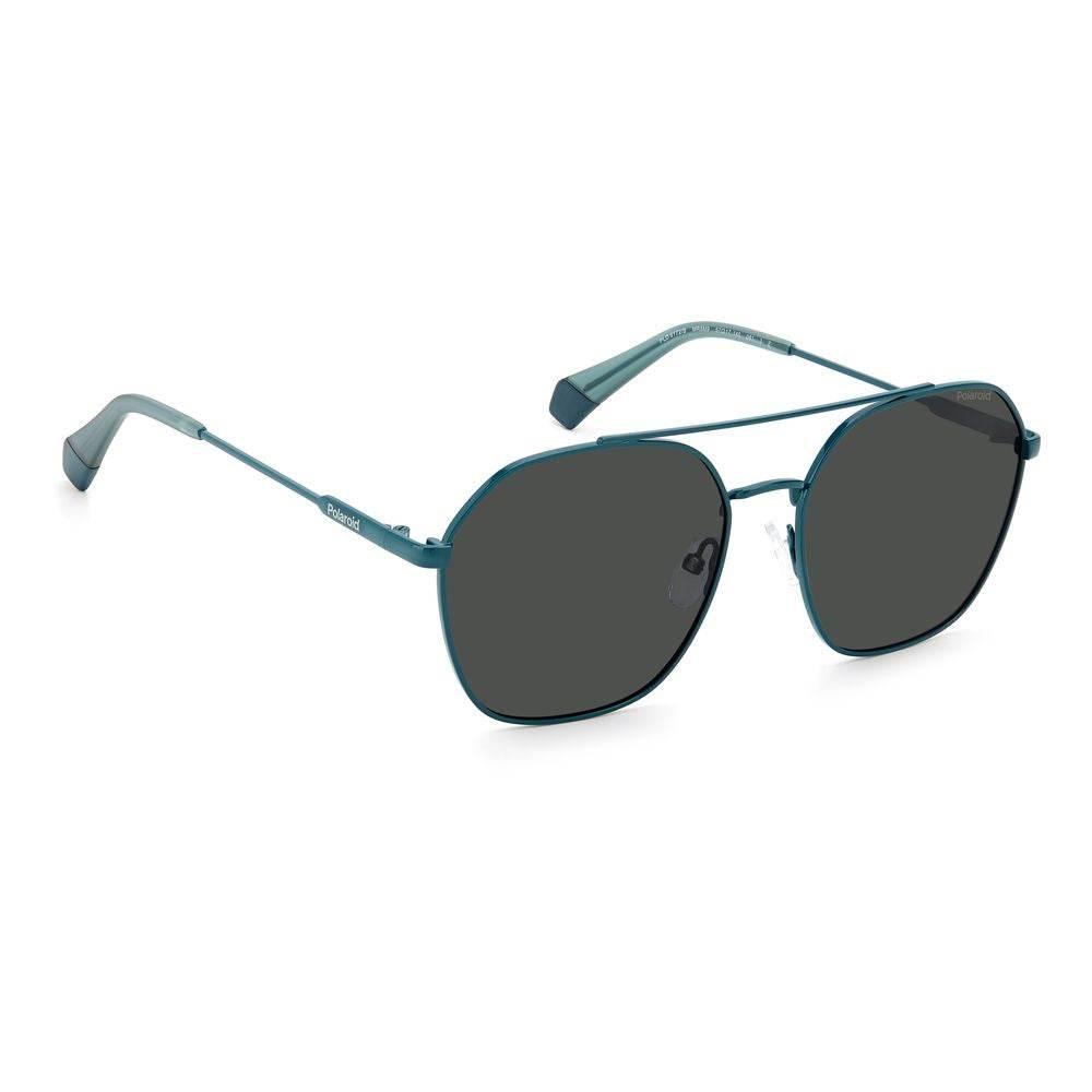 Polaroid Blue Stainless Steel Sunglasses - Hilstor