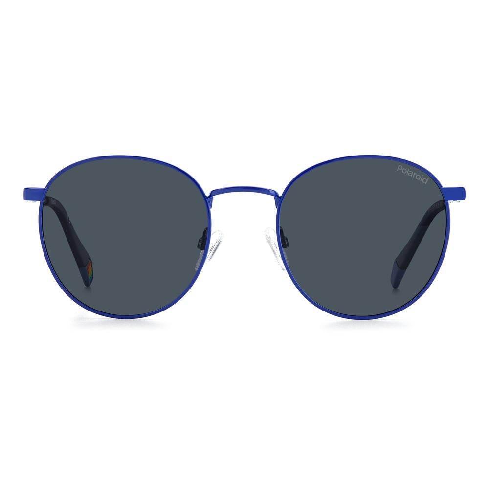 Polaroid Blue Stainless Steel Sunglasses - Hilstor