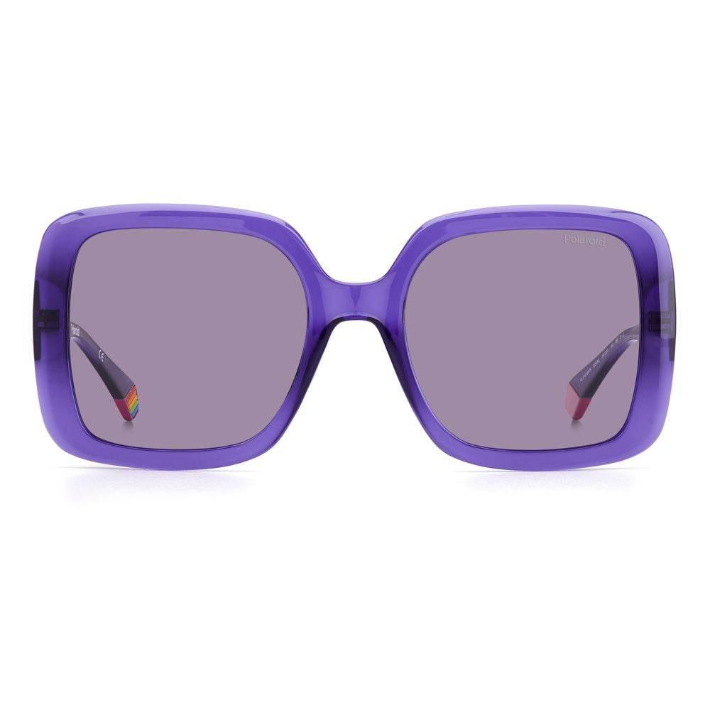 Polaroid Purple Plastic Sunglasses - Hilstor