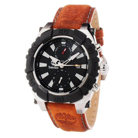 Timberland Brown Leather Watch - Hilstor