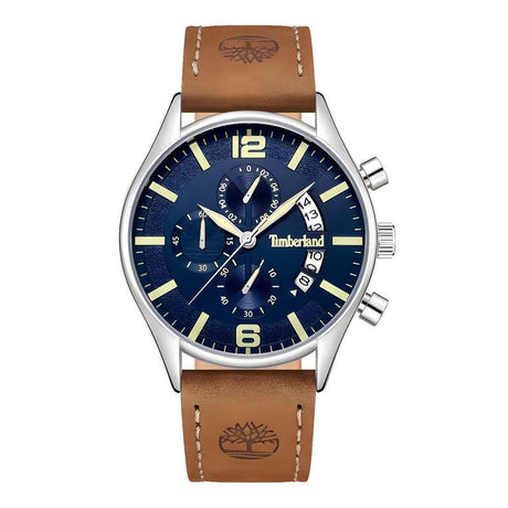 Timberland Brown Leather Watch - Hilstor
