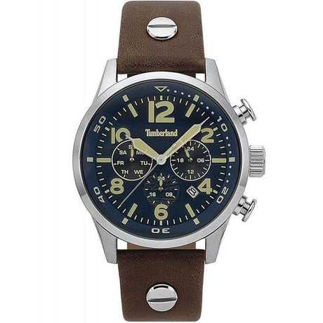 Timberland Brown Leather Watch - Hilstor