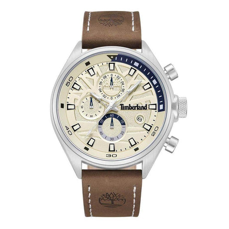 Timberland Brown Leather Watch - Hilstor