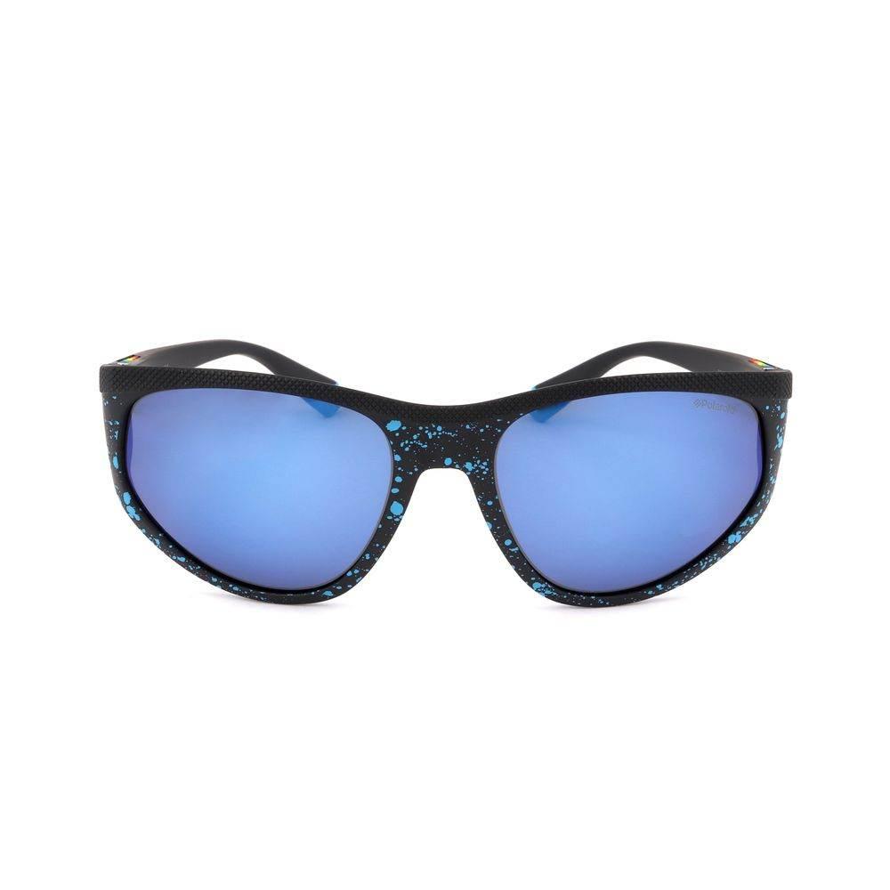 Polaroid Blue Rubber Sunglasses - Hilstor