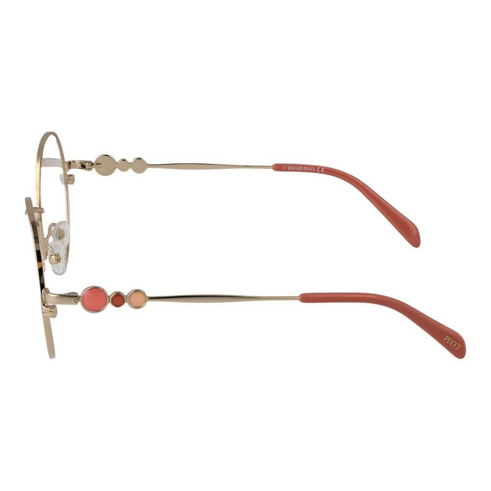 Emilio Pucci Gold Women Optical Frames - Hilstor